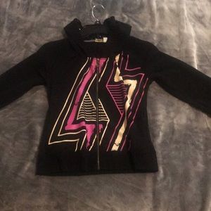 Purple white and black girls jacket !